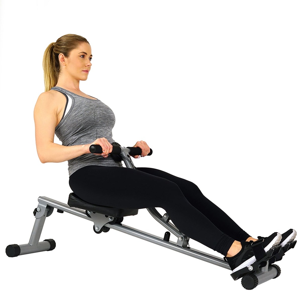  MAQUINA DE REMO CON RESISTENCIA AJUSTABLE Y MONITOR DIGITAL SF-RW1205 SUNNY HEALTH FITNESS